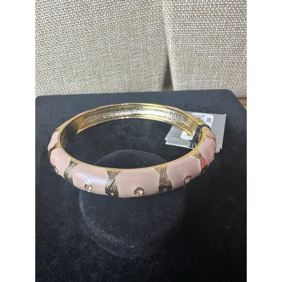 Sequin Nordstrom Multicolor Gold Tone Statement Enamel Bangle Bracelet # 372 - Picture 2 of 3